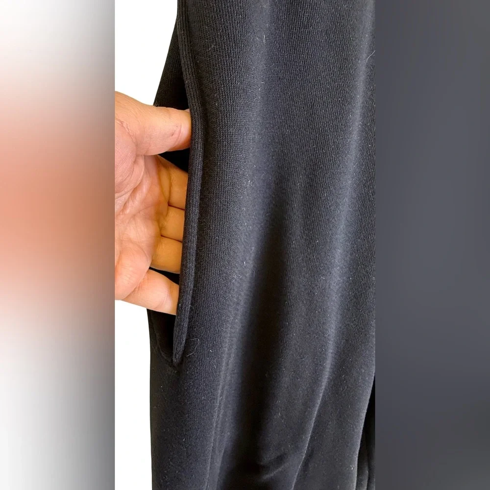 PALM ANGELS GOTHIC LOGO SWEATPANTS IN BLACK WITH BLUE HUE MULTICOLOR PRINT - Picture 3 of 8